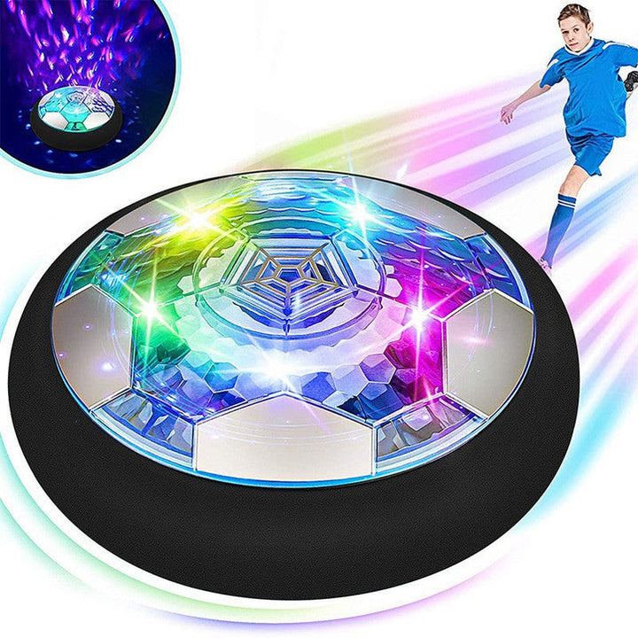 Hover Football with LED Lights for Safe Indoor Play
