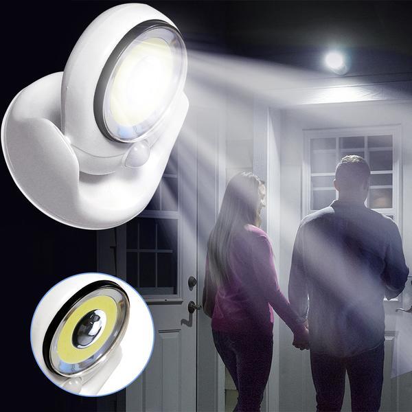 Wireless LED Outdoor Light with Motion Sensor and Magnetic Mount