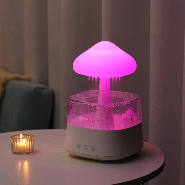 Rain Cloud Humidifier with Rain Sound &amp; Colour Light