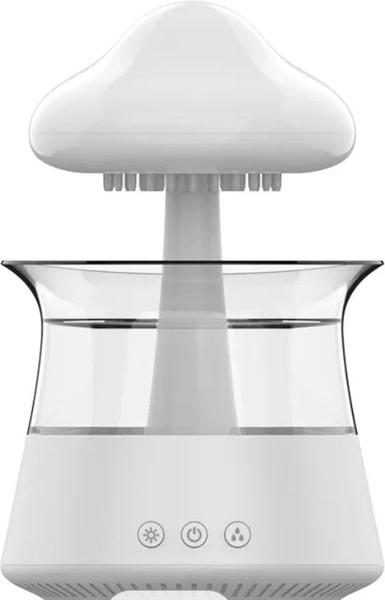 Rain Cloud Humidifier with Rain Sound &amp; Colour Light