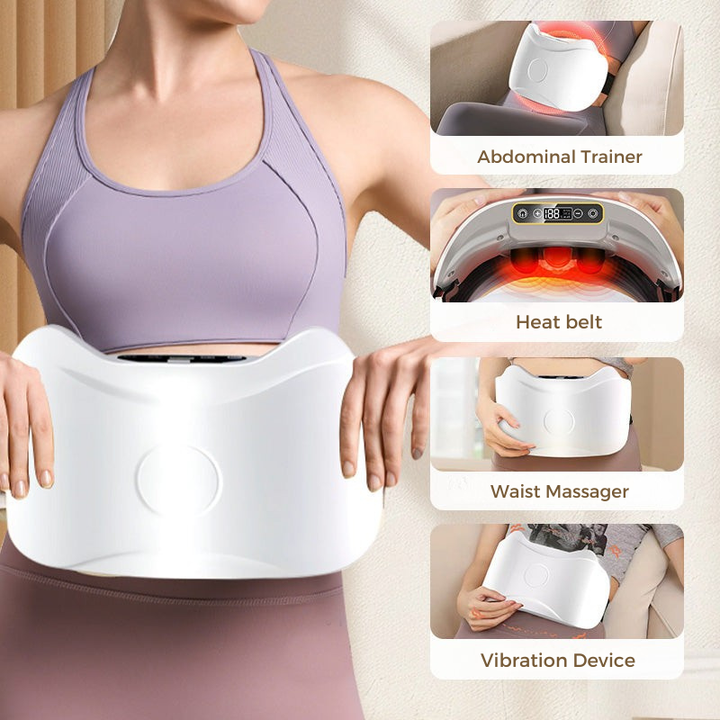 Harwelton™ Cordless Abdominal Massager with Warmth and Vibration
