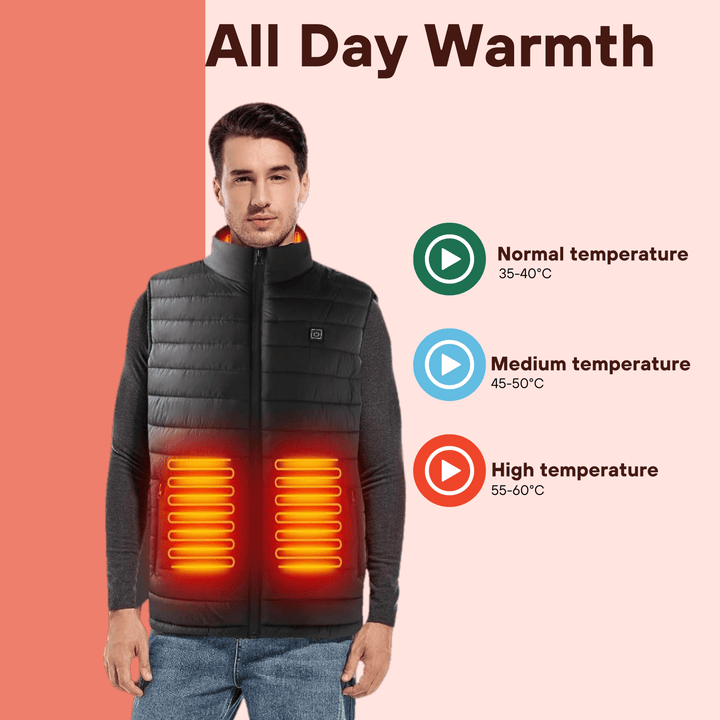 Harwelton™ Lightweight USB Heated Gilet with 3 Heat Modes