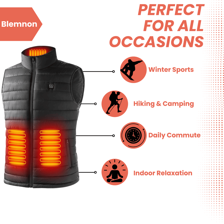 Harwelton™ Lightweight USB Heated Gilet with 3 Heat Modes