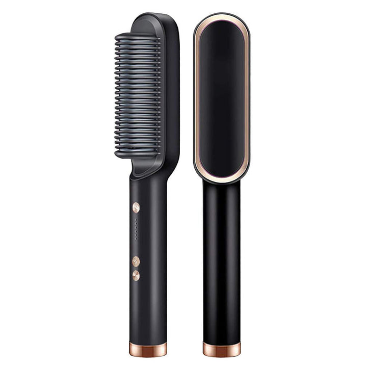 Heated Hair Straightening Brush with 5 Temperature Settings