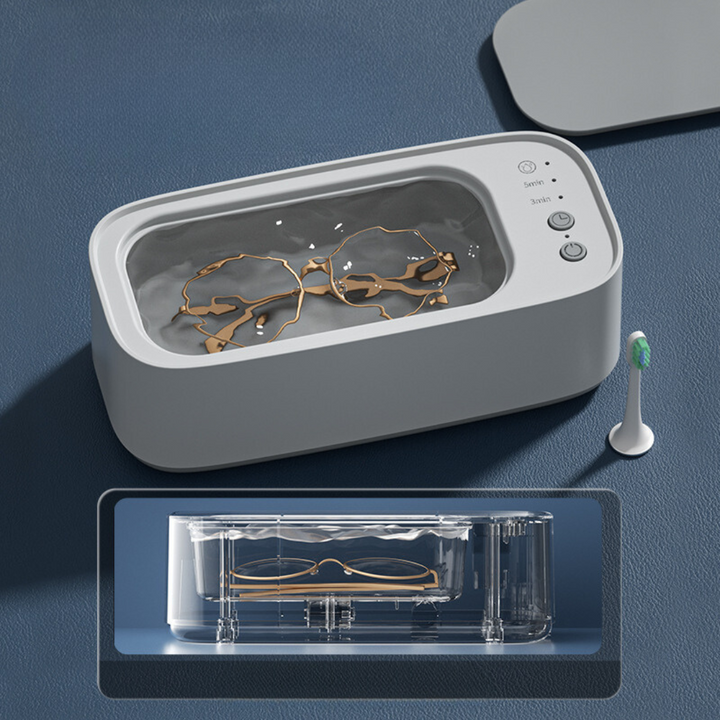 Harwelton™ Ultrasonic Jewellery and Glasses Cleaner with Auto Shut-Off