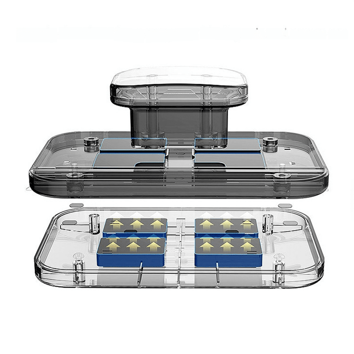 Double-Sided Magnetic Window Cleaner with Safety Cord
