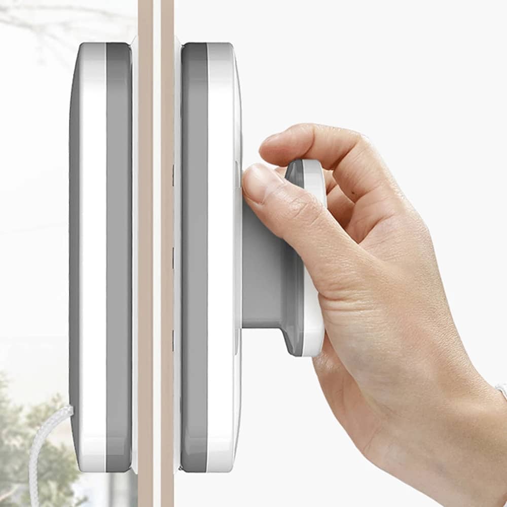 Double-Sided Magnetic Window Cleaner with Safety Cord