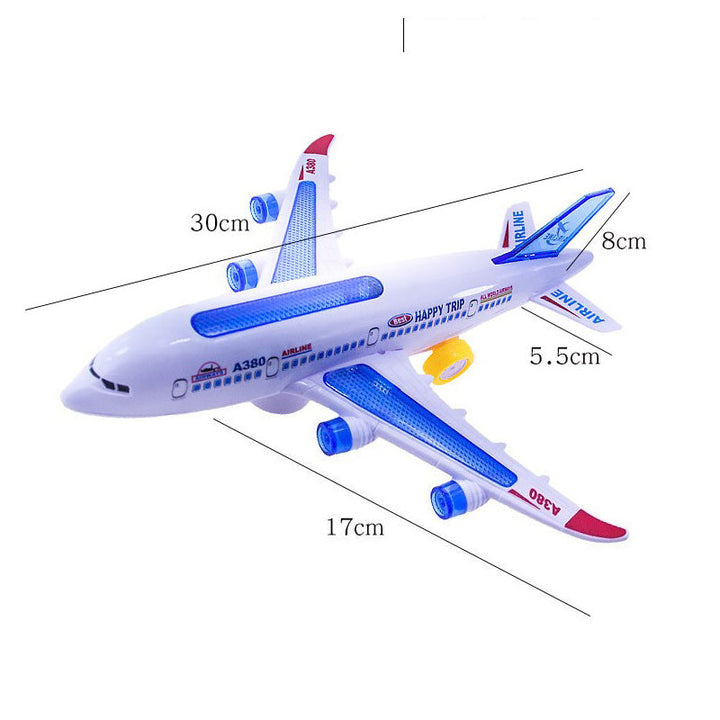 Harwelton™ Electric Toy Aeroplane with Lights, Sounds and Auto Movement