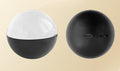 Crystal ball video player showing photo