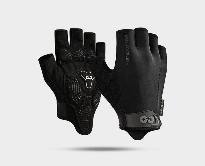 Harwelton Padded Half-Finger Cycling Gloves with Mesh Back