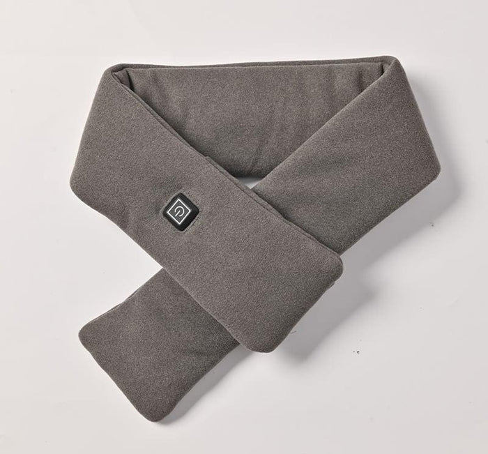 Harwelton USB Heated Scarf in Mink Fleece with 3 Heat Levels
