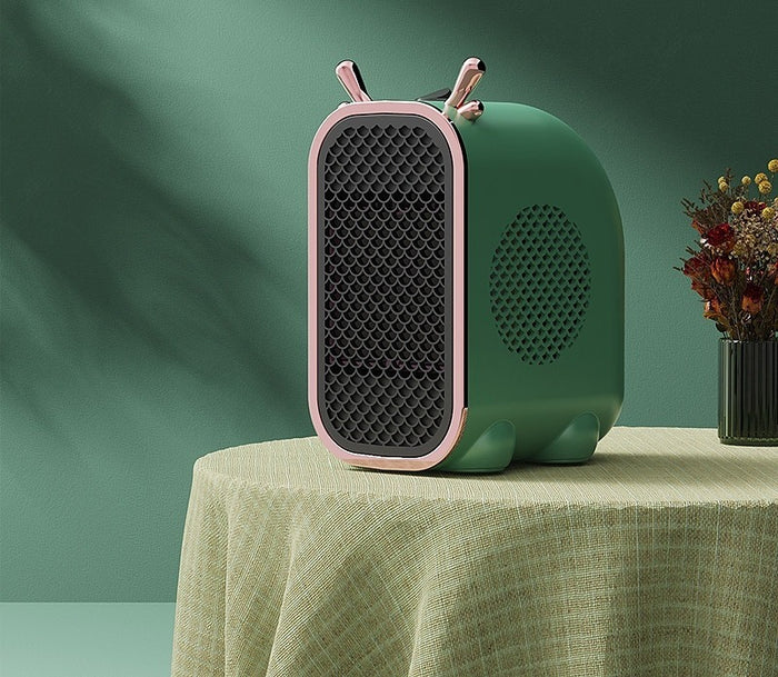 Harwelton Mini PTC Fan Heater with Cute Ear Design