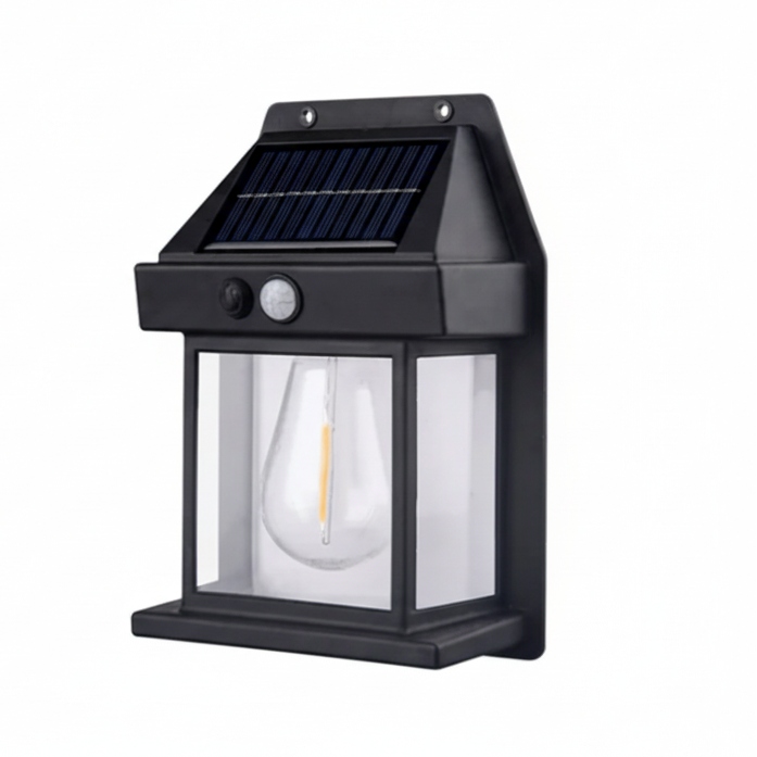 Solar Garden Spotlight with Motion Sensor, Waterproof and Wireless
