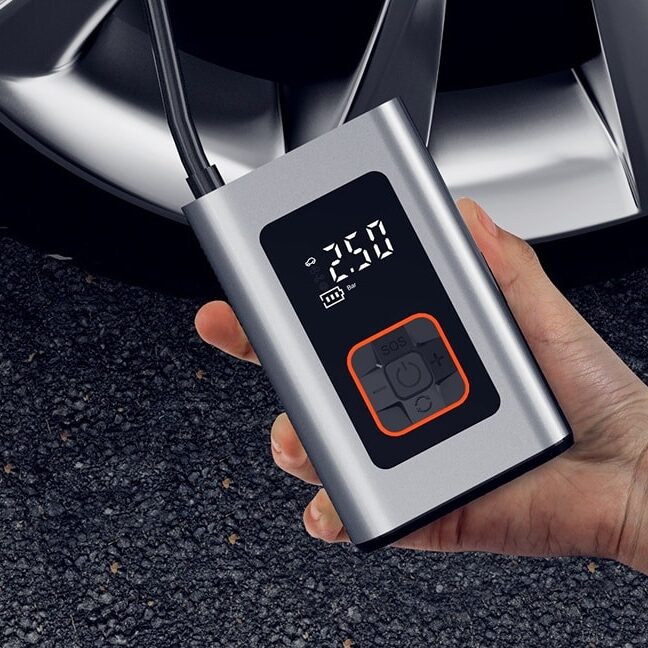 Harwelton™ Portable Electric Tyre Inflator with Auto Shut-Off