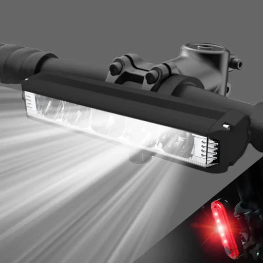 Rechargeable LED Bike Light with IPX6 Waterproof Housing
