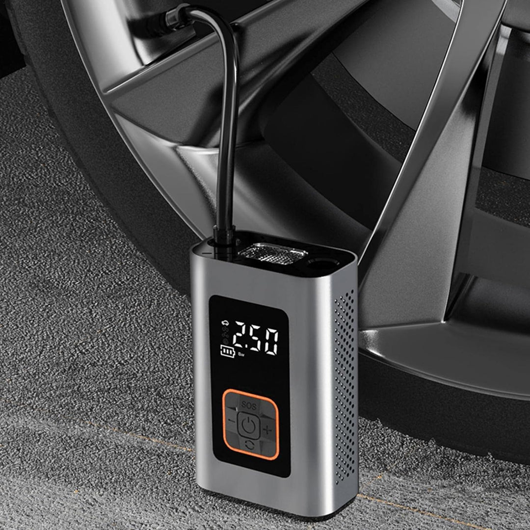 Harwelton™ Portable Electric Tyre Inflator with Auto Shut-Off