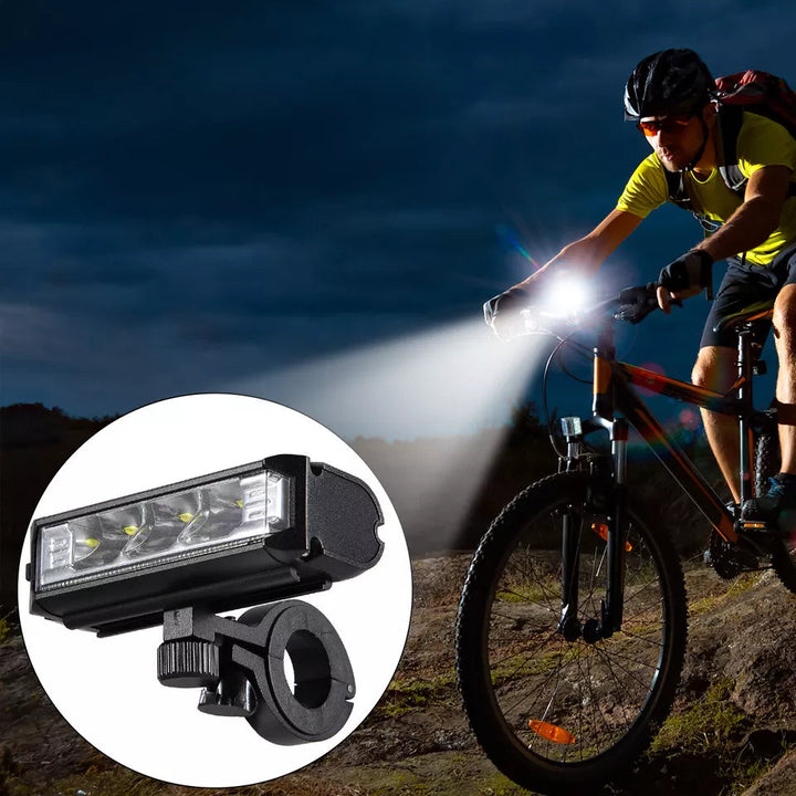 Rechargeable LED Bike Light with IPX6 Waterproof Housing
