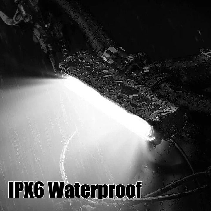 Rechargeable LED Bike Light with IPX6 Waterproof Housing