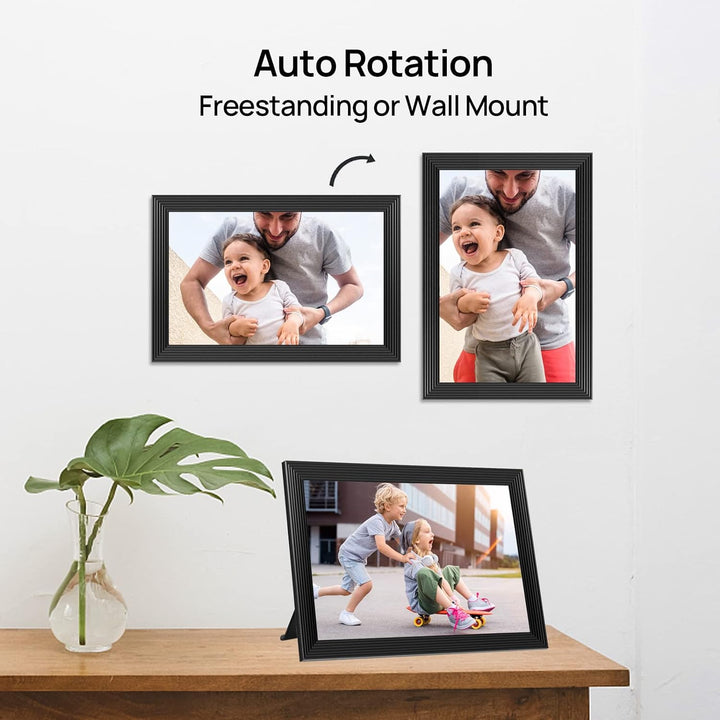 Harwelton™ 10.1" Wi-Fi Digital Photo Frame with Video and App Sharing