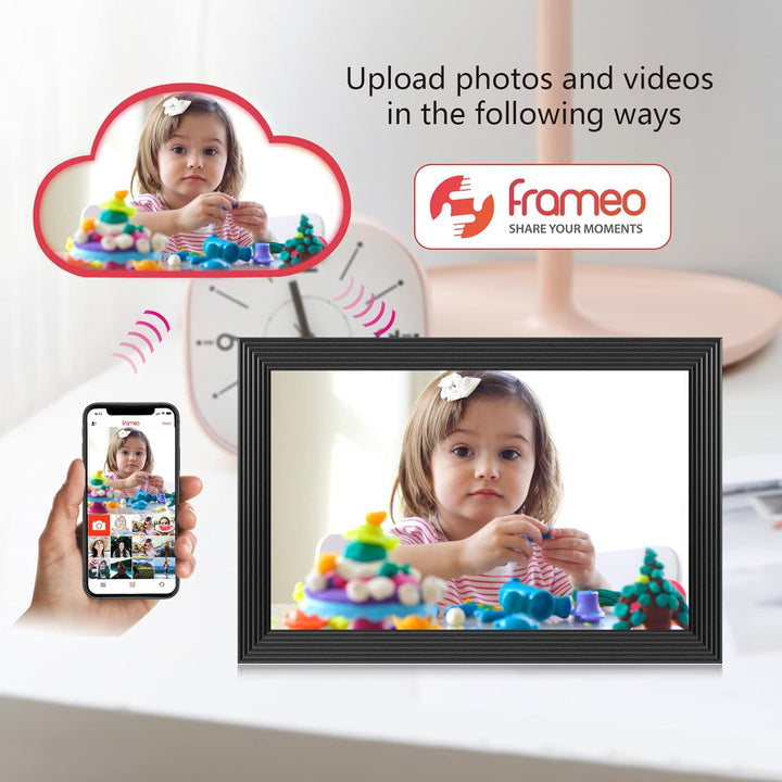 Harwelton™ 10.1" Wi-Fi Digital Photo Frame with Video and App Sharing