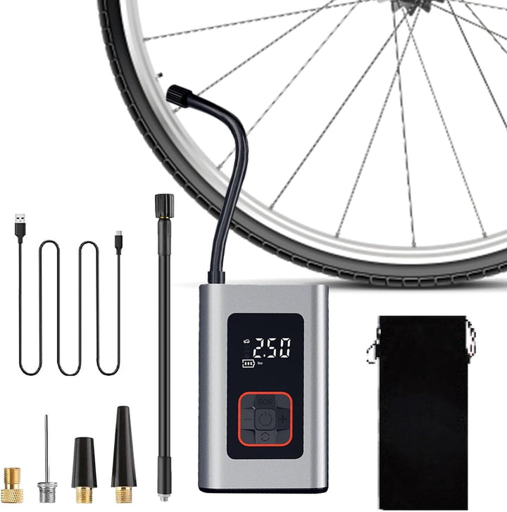 Harwelton™ Portable Electric Tyre Inflator with Auto Shut-Off