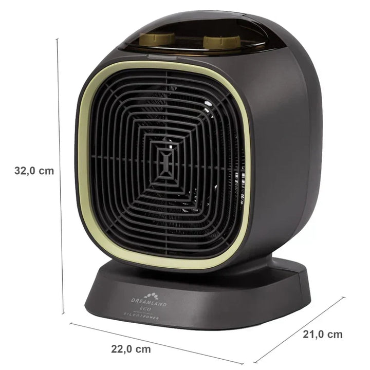 Harwelton™ Quiet Low-Energy Fan Heater, Safe for Bathrooms
