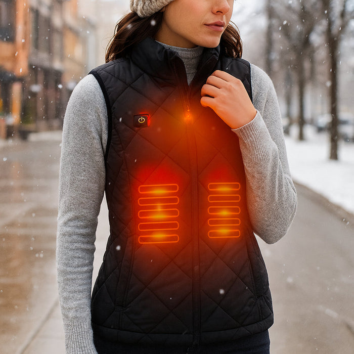 Harwelton™ Slim Heated Gilet for Women with 9 Zones and USB Power