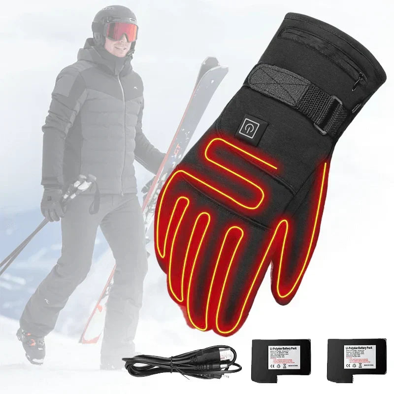 Harwelton™ Waterproof Heated Gloves with Touchscreen Fingertips