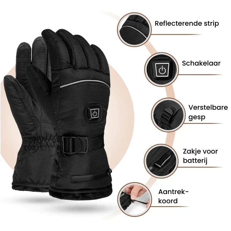 Harwelton™ Waterproof Heated Gloves with Touchscreen Fingertips