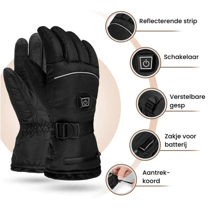 Harwelton™ Waterproof Heated Gloves with Touchscreen Fingertips
