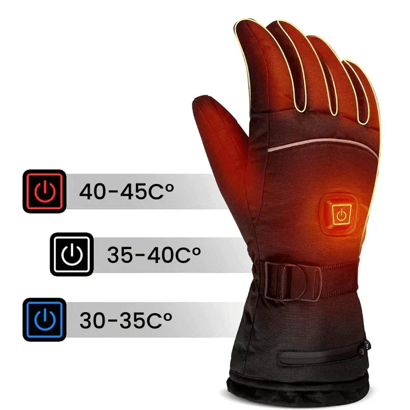Harwelton™ Waterproof Heated Gloves with Touchscreen Fingertips