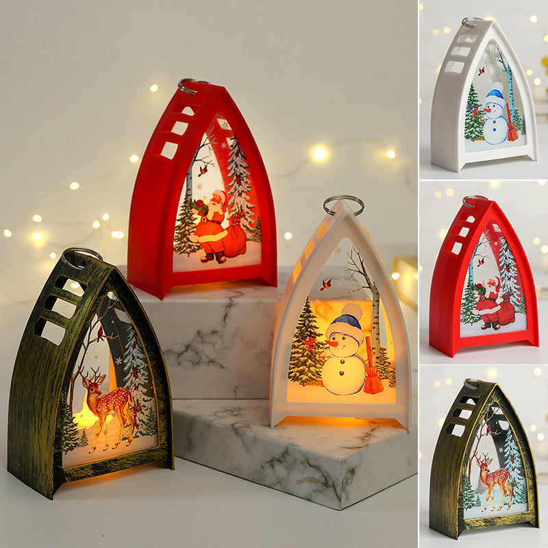 Hand-Painted LED Christmas Figures – Santa, Snowman and Reindeer