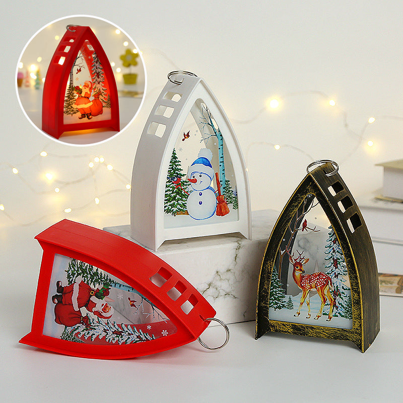 Hand-Painted LED Christmas Figures – Santa, Snowman and Reindeer