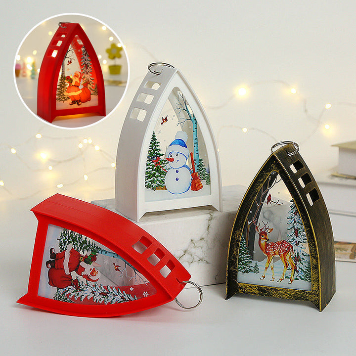 Hand-Painted LED Christmas Figures – Santa, Snowman and Reindeer