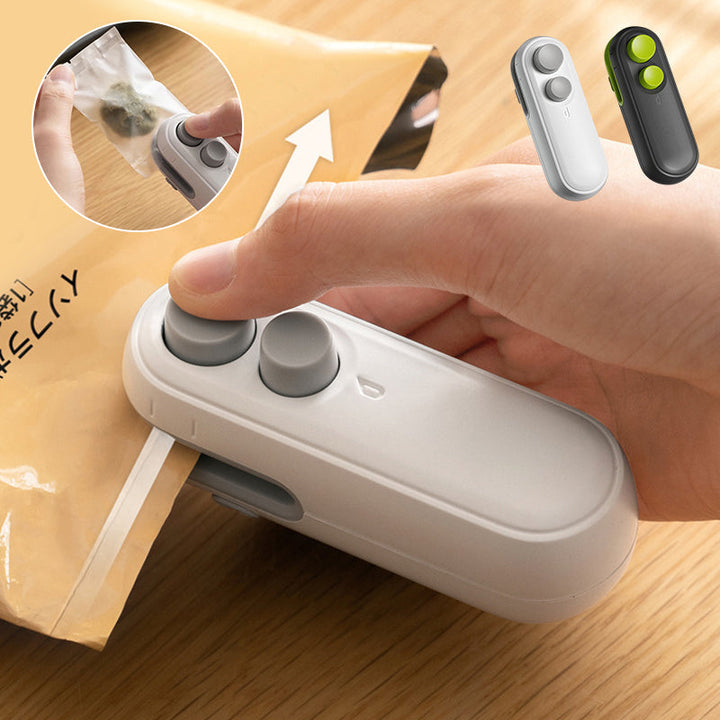 Rechargeable Mini Bag Sealer with Built-In Cutter