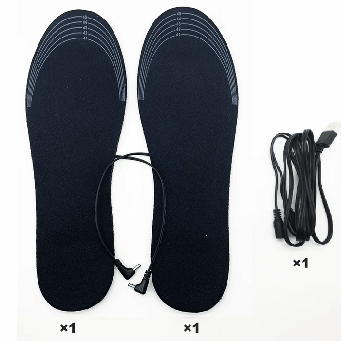 Harwelton™ USB Rechargeable Heated Insoles with Adjustable Heat