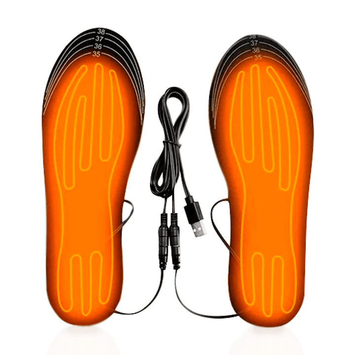 Harwelton™ USB Rechargeable Heated Insoles with Adjustable Heat