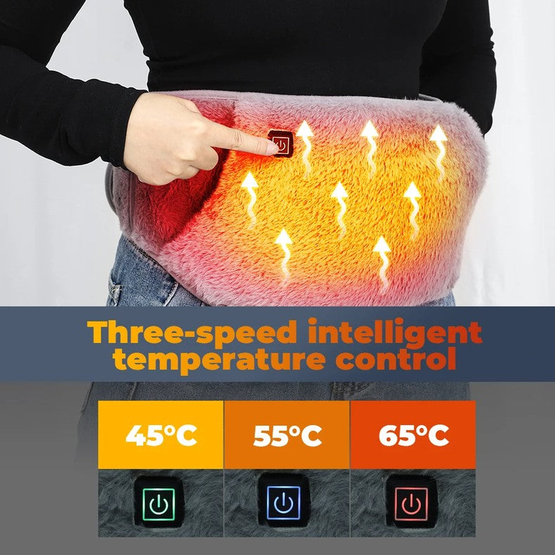 Harwelton™ USB Heated Waist Belt and Hand Warmer in Soft Velvet