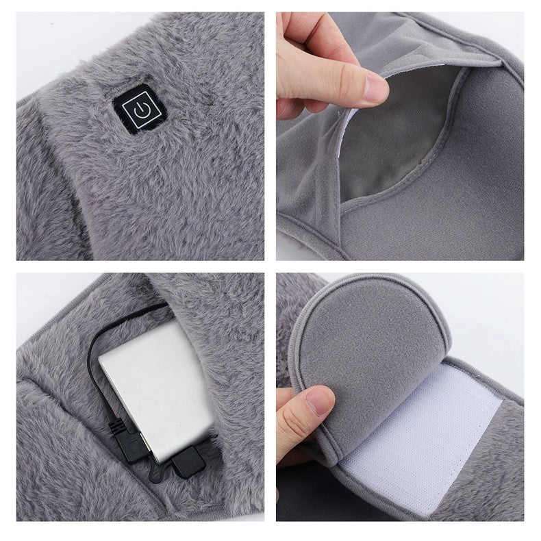 Harwelton™ USB Heated Waist Belt and Hand Warmer in Soft Velvet