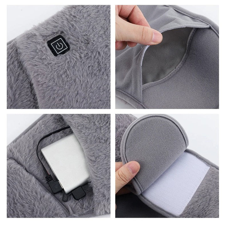 Harwelton™ USB Heated Waist Belt and Hand Warmer in Soft Velvet