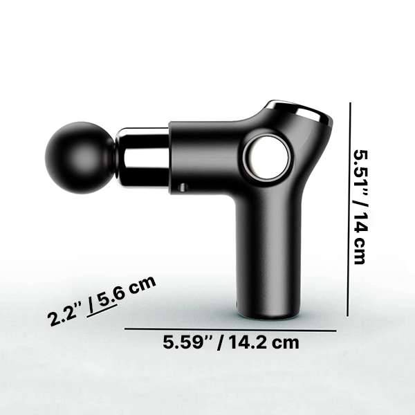 Harwelton™ Compact Massage Gun with 32 Speeds and 4 Attachments