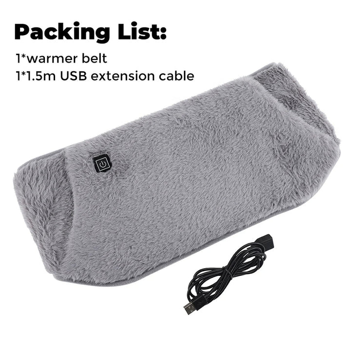 Harwelton™ USB Heated Waist Belt and Hand Warmer in Soft Velvet