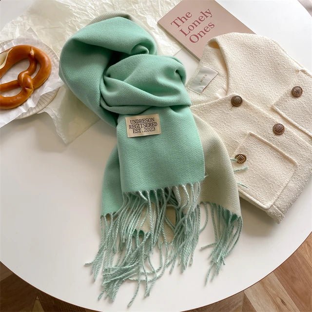 100% Wool Scarf for Men and Women – Super Soft and Warm