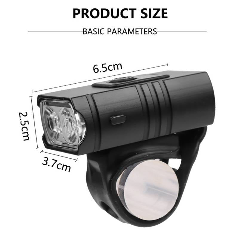Harwelton™ 1000 Lumen Bike Light Set with Front and Rear Lights
