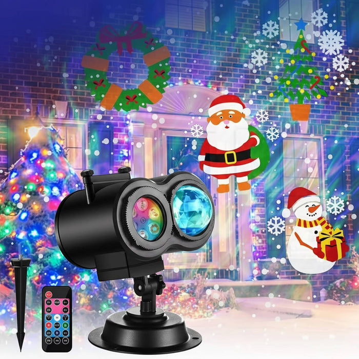 Harwelton™ Christmas Projector Light with 16 Slides and Remote