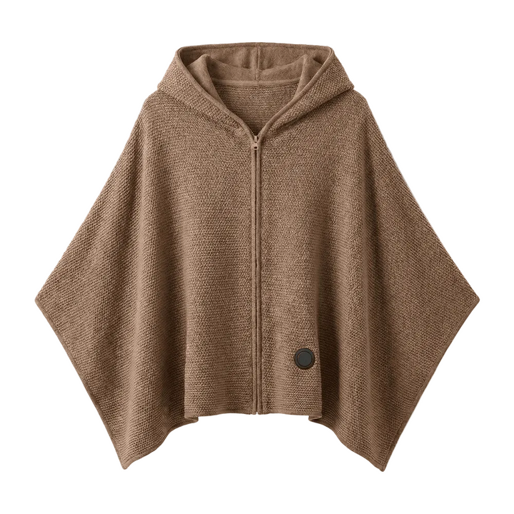 Harwelton™ Hooded USB Heated Shawl with Zip and 3 Heat Settings