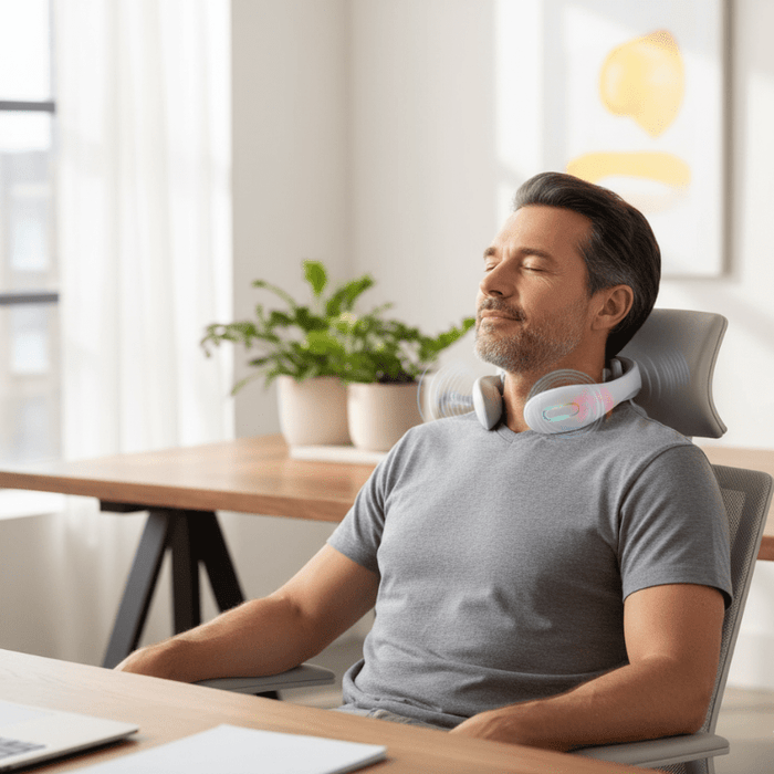 Harwelton™ Heated Neck Massager with 5 Vibrating Heads