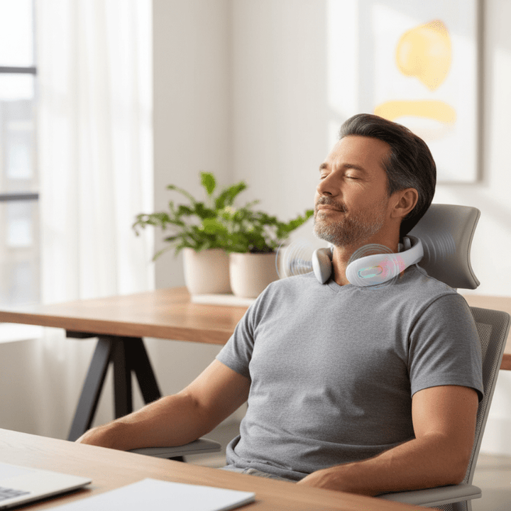 Harwelton™ Heated Neck Massager with 5 Vibrating Heads