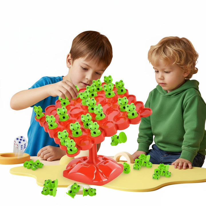 Frog Balance Maths Game for Kids – Counting &amp; Stacking Fun