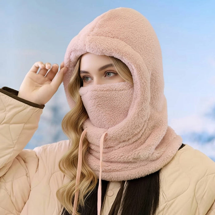 Harwelton™ Polar Fleece Balaclava Hood with Drawstrings and Long Neck
